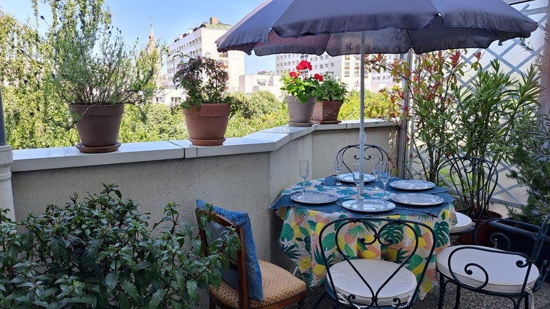 Photo 1: Grande terrasse partagée (of course!)